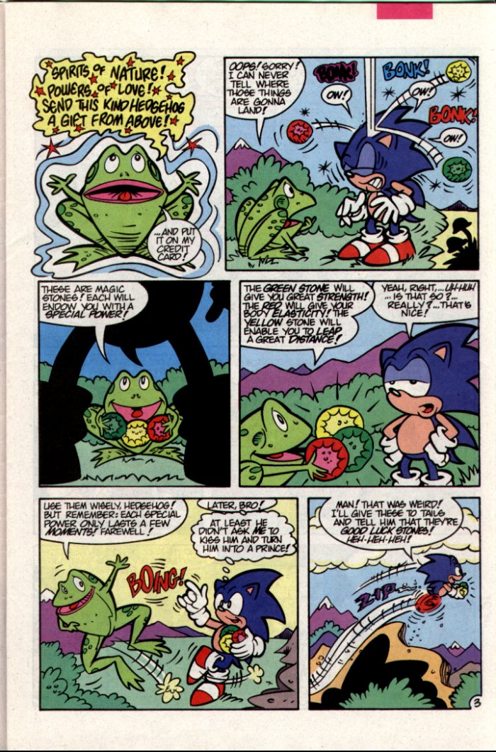 Sonic - Archie Adventure Series October 1994 Page 3